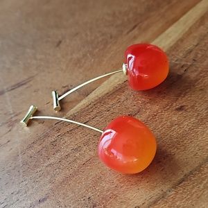 Anthropologie cherry earrings